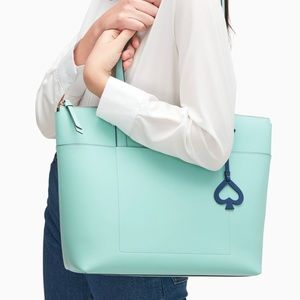 NWT ♠️ Kate Spade Patrice Tote in Aqua Blo…
